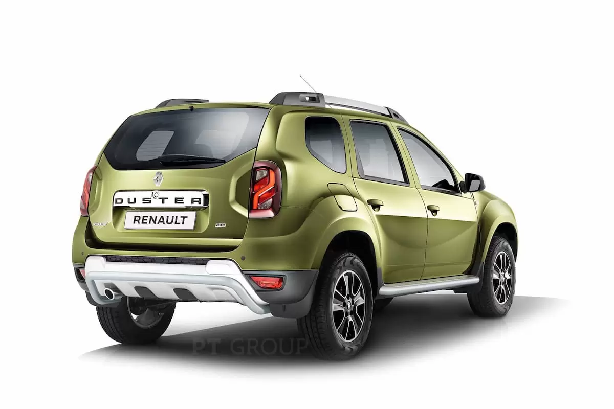 Купить Пороги (защита порогов) с алюминиевой площадкой Ø51 мм Renault  Duster 2012-20, Nissan Terrano 2014- Эстонец цвет Искра