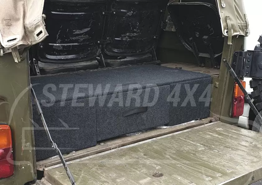 Перчаточный ящик между сиденьями УАЗ 469 готовый вид