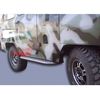 Защита порогов УАЗ 452 с алюминиевой накладкой с защитой бензобаков