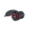 Розетка USB круглая, встраиваемая 2.4 A с подсветкой "RedBtr"