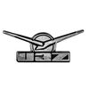 Наклейка объемная самоклеющаяся полимерная эмблема "UAZ"