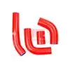 Патрубки радиатора силиконовые УАЗ 452 Буханка двигатель УМЗ 421 100 л/с красные (к-т 4 шт.)