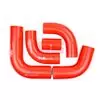 Патрубки радиатора силиконовые УАЗ Хантер, 3160 двигатель ЗМЗ 409 красные (к-т 5 шт.)