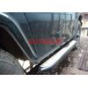 Подножки (пороги) УАЗ 469, 3151, Хантер усиленные с алюминиевыми накладками