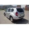 Пороги (защита порогов) с алюминиевой площадкой Ø51 мм Renault Duster 2012-20, Nissan Terrano 2014- цвет "Искра"