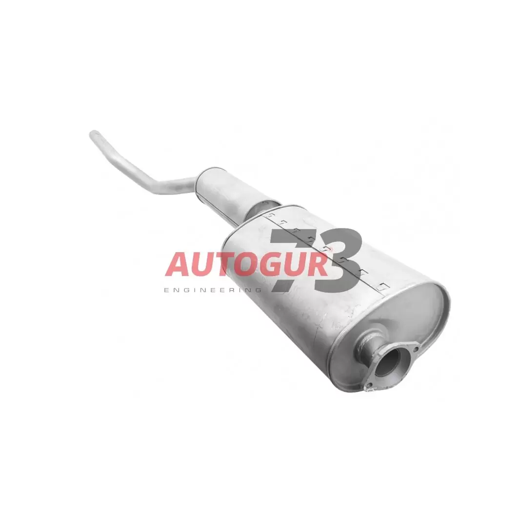 Глушитель с резонатором УАЗ 3303, 3909, дв. 409 L-2200 (Баксан)