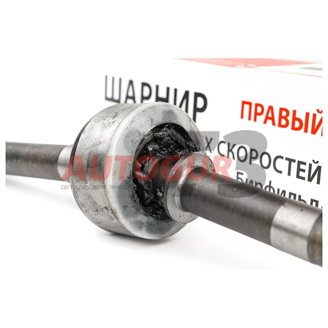 Шарнир поворотного кулака (шрус) УАЗ 452 Буханка, 3741, 315195 Хантер правый короткий мост Гибридный (Серп и Молот)