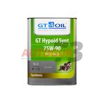 Масло трансмиссионное SAE 75W-90 API GL-5 МКПП синтетическое GT Hypoid Synt 4 л "GTOil"