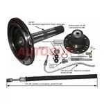 Вал бортового редуктора (ведомой шестерни) грибок УАЗ 469, 3151, Барс с системой подкачки с фланцем правый 469-2407123Р "Вал Рейсинг"