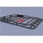 Багажник УАЗ Патриот Люкс (крепления на водосток с сохранением рейлингов) 2,25 м Внедорожник