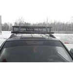 Багажник Шевроле Нива Вепрь с сеткой 5х50 с креплениями вместо рейлингов Внедорожник