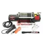 Лебедка автомобильная 13500 12V с синтетическим тросом "4REVO"