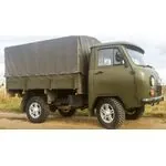 Тент УАЗ 3303 деревянный борт нового образца хаки