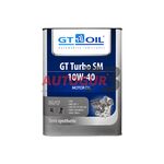 Масло моторное SAE 10W-40 GT TURBO SM полусинтетическое всесезонное 4 л "GTOil"