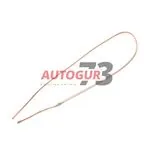 Трубка тормозная УАЗ 469, 3151 от соединительной муфты к заднему гибкому шлангу 1620 мм