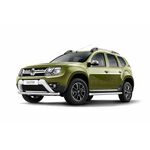 Защита переднего бампера одинарная d63 нержавейка Renault Duster 2016-, Nissan Terrano 2014-
