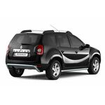 Защита заднего бампера d51 мм Renault Duster с 2012 года, Nissan Terrano с 2014 года с полимерным покрытием "Искра"