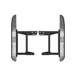 Подножки (пороги) УАЗ Хантер усиленные с алюминиевыми накладками 05.350.10 "OJ"