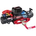 Лебёдка электрическая 9500 lbs, 12V, 4350 кг влагозащищенная синтетический трос "Runva"