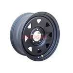 Диск колесный стальной на автомобили УАЗ, ГАЗ, Dodge R18 1880-53910MB ET+20 А17 черный матовый "OFF-ROAD Wheels"