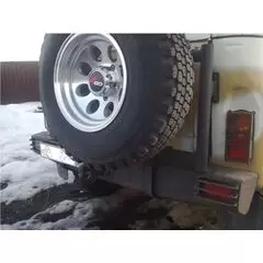 Бампер задний УАЗ 469, 3151 "Таран" с калиткой под запаску (правая) Внедорожник