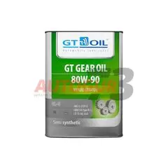 Масло трансмиссионное SAE 80W-90 API GL-5 для МКПП полусинтетическое GT Gear Oil 4 л "GTOil"