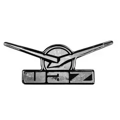 Наклейка объемная самоклеющаяся полимерная эмблема "UAZ"