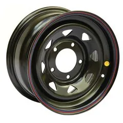 Диск колесный стальной УАЗ R16 OFF-ROAD Wheels 1680-53910 ET (+15) A17 Патриот (черный)