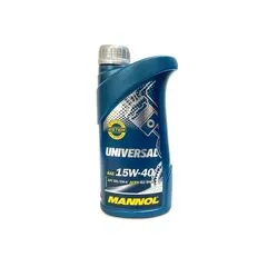 Масло моторное SAE 15W-40 полусинтетическое универсальное 1 л "Mannol"