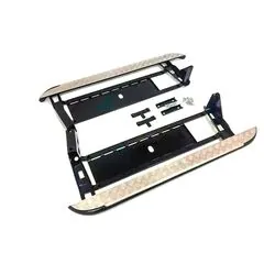 Защита УАЗ Патриот порогов (подножки) силовая с защитой бензобаков (к-т 2 шт.) Внедорожник