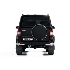 Защита заднего бампера угловая УАЗ Патриот (сдвоенная труба) d51 мм Внедорожник