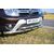 Защита переднего бампера двойная с пластинами Ø63/63 мм нержавейка Renault Duster 2016-, Nissan Terrano 2014-