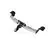 Фаркоп (прицепное устройство) Toyota LC Prado 150 c 2009-, Lexus GX 460 c 2010-2013 с нержавеющей накладкой съемный квадрат "PT Group"