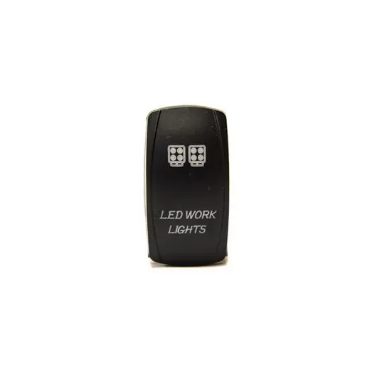 Кнопка (переключатель) включения с фиксацией Led work lights (светодиодный рабочий свет) с подсветкой
