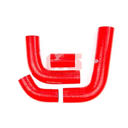 Патрубки радиатора силиконовые УАЗ 452 Буханка двигатель УМЗ 4213 красные (к-т 4 шт.)