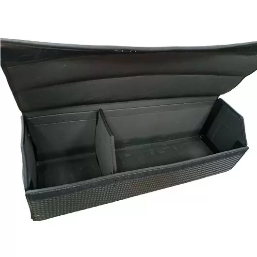 Сумка органайзер в багажник автомобиля 100х30х30 Eva, черный, черный кант «Schweika»