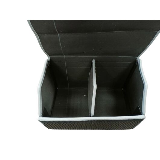 Сумка органайзер в багажник автомобиля 50х30х30 Eva, черный, серый кант «Schweika»