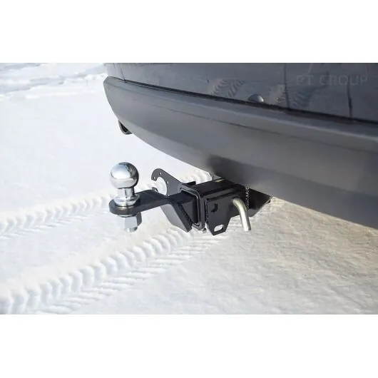 Фаркоп (прицепное устройство) Mazda CX-5 c 2011 года съемный квадрат "PT Group"