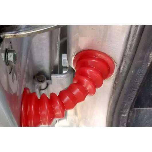 Чехол защитный (гофра) электропроводки УАЗ Патриот двери передней полиуретан красный