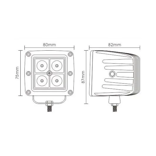 Фара светодиодная ближнего света Т-1016/90 16W
