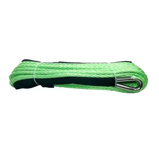 Трос лебедки синтетический 12 мм 28 м зеленый