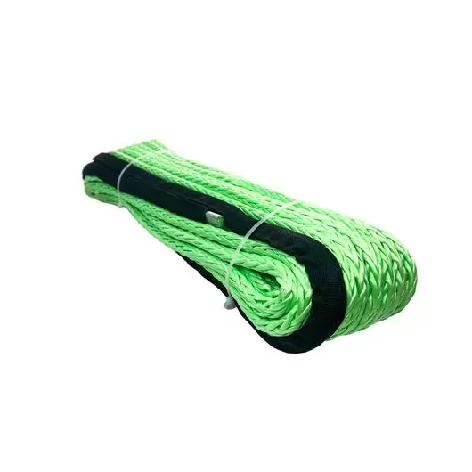 Трос лебедки синтетический 12 мм 28 м зеленый