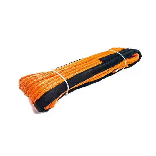 Трос синтетический для лебедок 10 мм 28 м оранжевый