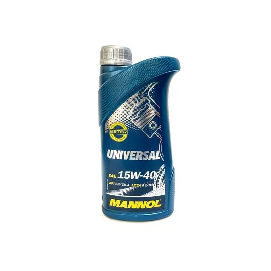 Масло моторное SAE 15W-40 полусинтетическое универсальное 1 л "Mannol"