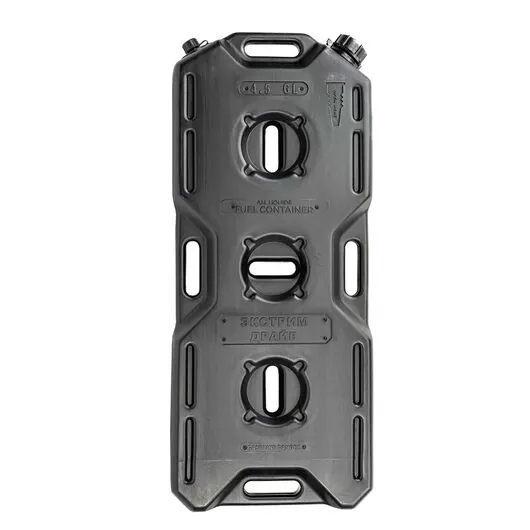 Канистра 20 л 2 горловины черная "Экстрим-Драйв"