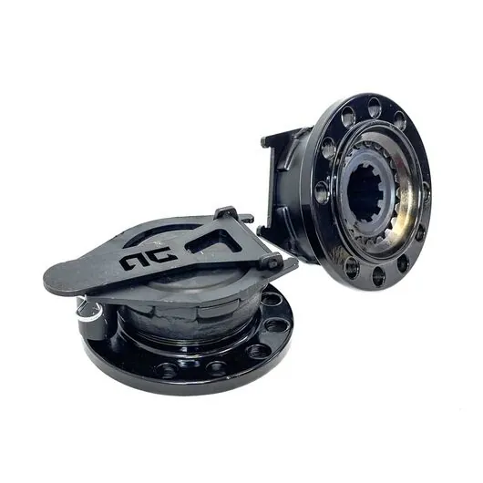 Муфты (хабы) УАЗ включения переднего моста (хабы мини) ручные V2.0 с фиксатором крышки и ключом "Autogur73"