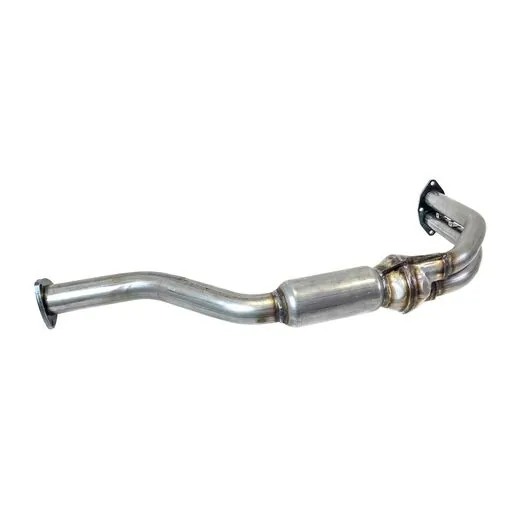 Труба приемная с пламегасителем без катализатора на УАЗ Патриот с АКПП двигатель ЗМЗ ПРО под два датчика кислорода