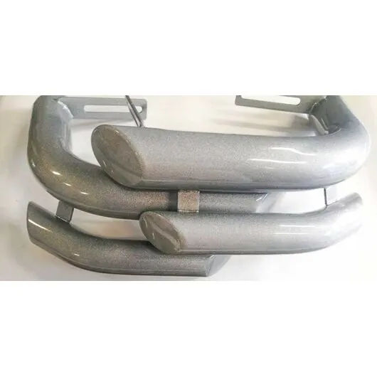 Защита заднего бампера угловая УАЗ Патриот (сдвоенная труба) d51 мм Внедорожник