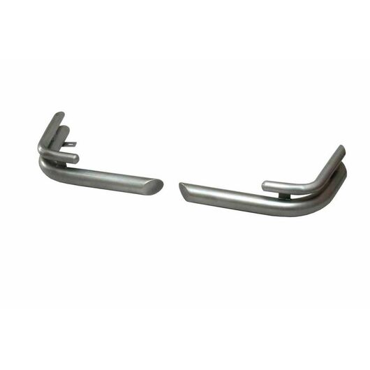 Защита УАЗ Патриот с 2015 года заднего бампера угловая сдвоенная труба d51 мм