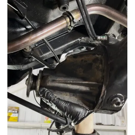 Редуктор заднего моста с электроблокировкой Нива, Шевроле Нива главная пара 43/10 зубьев 24 шлица "Autogur73"